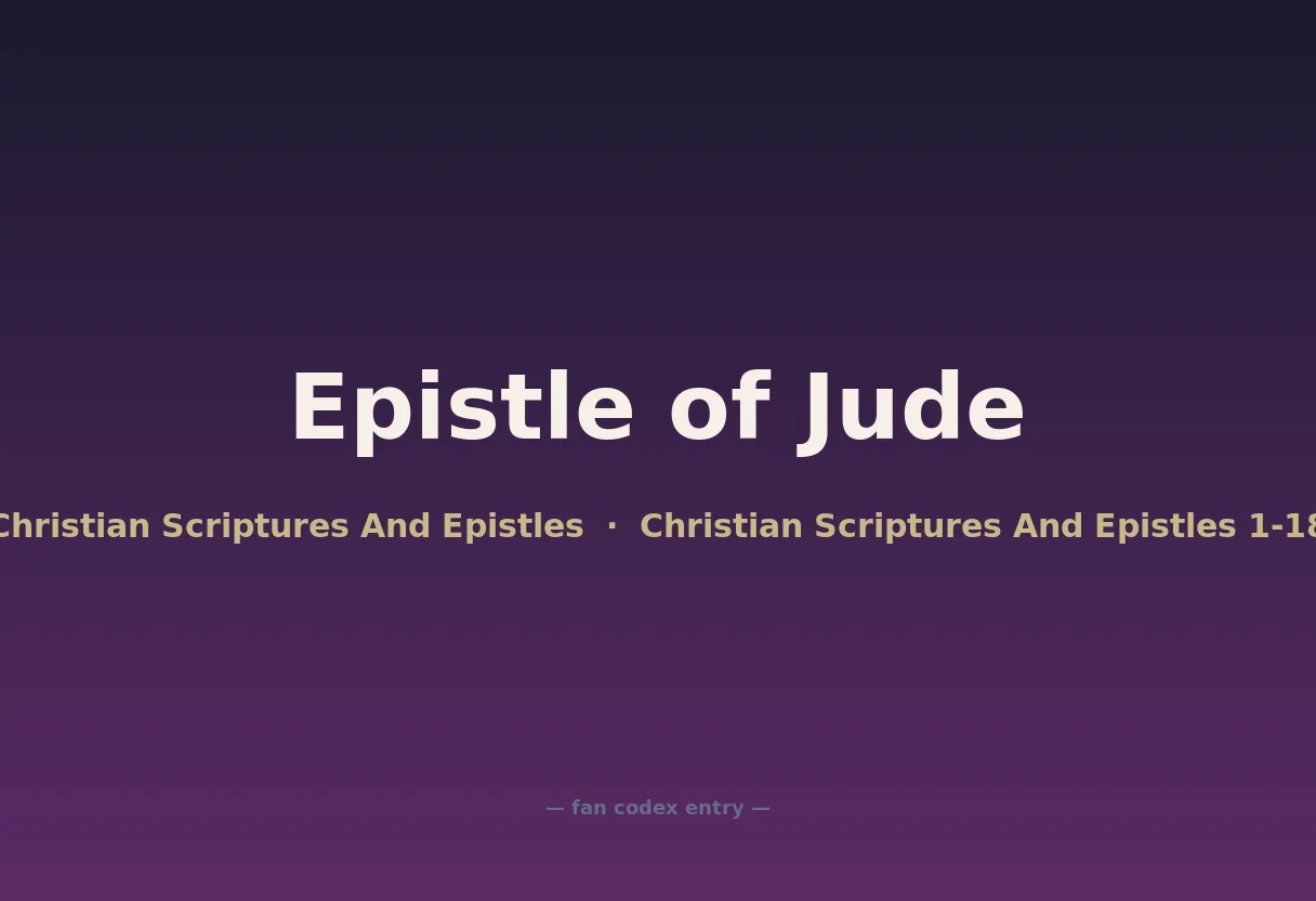 Epistle of Jude